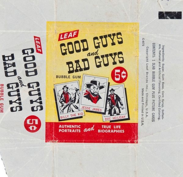 1966 Leaf Good Guys And Bad Guys
